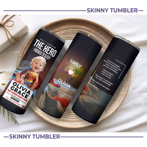 Personalized Baby Wonder Woman Tumbler – Custom Superhero Gift for Moms & Daughters